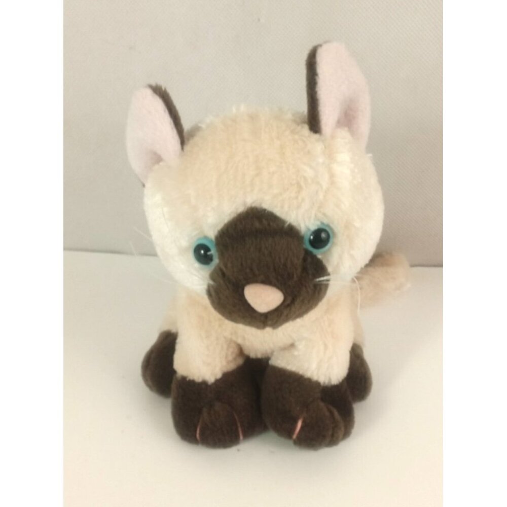 2006 Plushland Siamese Cat Kitten Stuffed Animal 6”